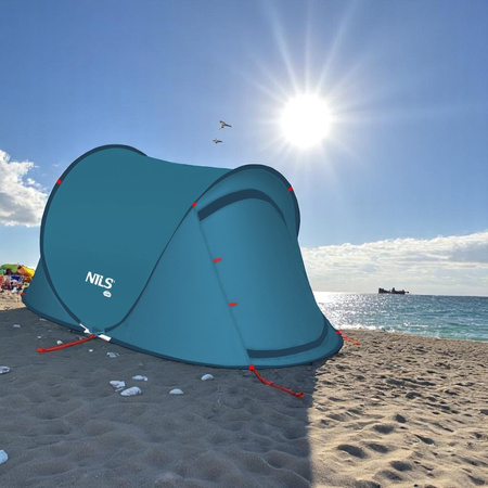 NILS Namiot Samorozkładający Kempingowy Wodoodporny + Filtr UV