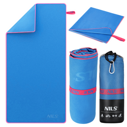 NILS Ręcznik Szybkoschnący Z Mikrofibry Plażowy 200x90 cm + Zawieszka