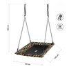 Huśtawka Ogrodowa Bocianie Gniazdo Duże 150x80 cm Fotel Wiszący Do Ogrodu	