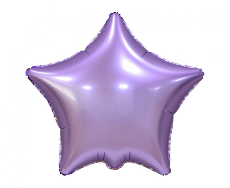 Balon Foliowy Dekoracyjny Ozdobny Gwiazda Na Urodziny Liliowa GODAN 19"