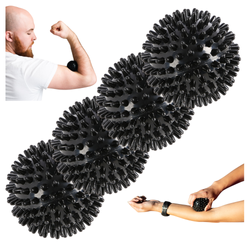 Piłeczki Z Kolcami Do Masażu Rehabilitacji Piłki Sensoryczne Jeżyki 4 szt.