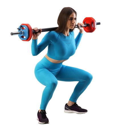 HMS Sztanga Gryf Prosty + Zaciski Do Treningu Ćwiczeń