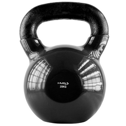 Kettlebell Hantla Żeliwna Pokryta Winylem Do Ćwiczeń Treningu Siłowego 20kg