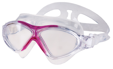 SPOKEY Okularki Pływackie Półmaska Na Basen + Czepek + Zatyczki Dla Dziecka