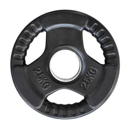 Talerze Olimpijskie Ogumowane Obciążeniowe Na Gryf Sztangę 2x 2,5 kg HMS