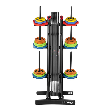 Stojak Na Sztangi i Obciążenia Trening Pump Commercial Do 280kg Na Siłownię