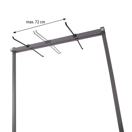 HMS Stalowy Stojak Na Maty Do Ćwiczeń Fitness Jogi Pilatesu Maks. Obciążenie 36 kg