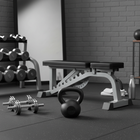 Kettlebell Żeliwny Ciężarek Hantla Do Treningu Siłowego Ćwiczeń 12 kg HMS