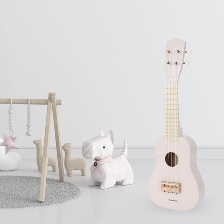 MAMABRUM Drewniana Gitara UKULELE Dla Dziecka 4 Struny