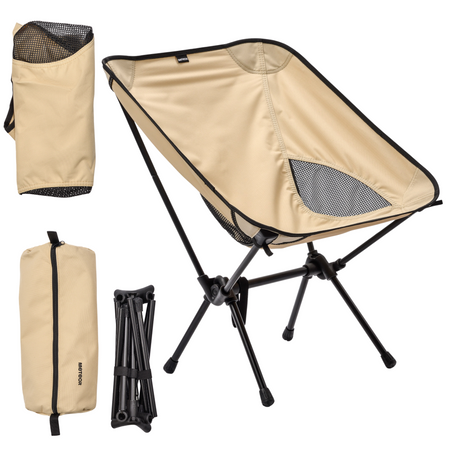 METEOR Krzesło Turystyczne Ogrodowe Składane + Pokrowiec