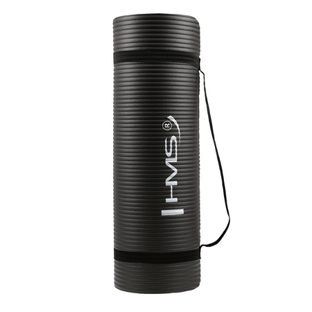 Mata Do Ćwiczeń Fitness Jogi Gimnastyczna Treningowa Gruba NBR 1,5 cm HMS