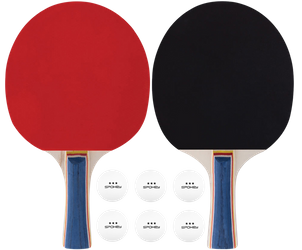 SPOKEY Zestaw 2 Rakietki + 6 Piłeczek Do Gry W Tenisa Stołowego Ping Ponga