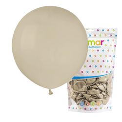 Balony Lateksowe Pastelowe Latte Na Urodziny Wesele Ślub 19" Zestaw 25 szt.