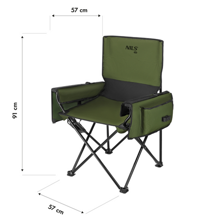 Krzesło Turystyczne Składane Kempingowe Plażowe Ogrodowe Wędkarskie NILS