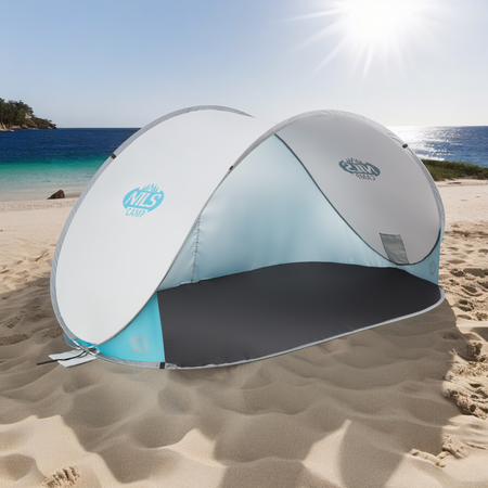 NILS Namiot Plażowy Samorozkładający Parawan Wodoodporny Duży