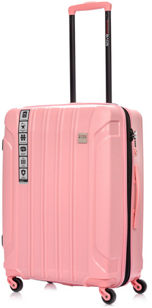 Swissbags+ Średnia Walizka Na Kółkach Z Zamkiem TSA 90 L