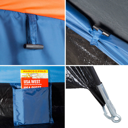 Namiot Turystyczny Kempingowy 2 osobowy Wodoodporny + Pokrowiec Nils Camp