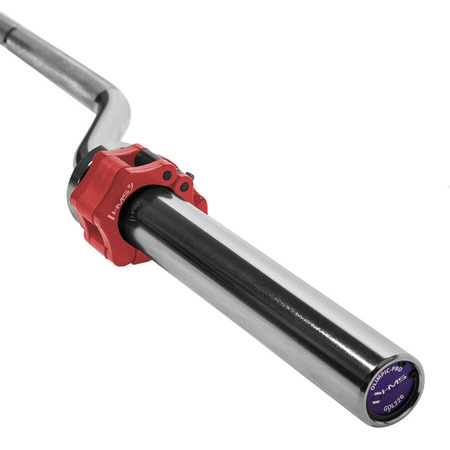 HMS Sztanga Gryf Olimpijski Łamany Treningowy Z Zaciskami Szczękowymi