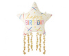 Balon Foliowy Gwiazdka Happy Birthday Na Przyjęcie Imprezę GODAN 56x85 cm