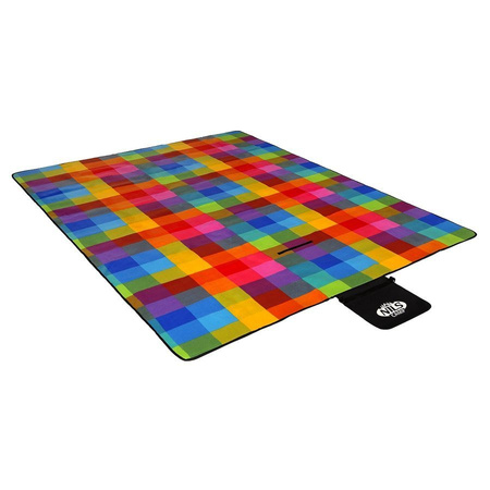 Koc Piknikowy Plażowy Wodoodporny Turystyczny Mata Z Izolacją 250x200 cm