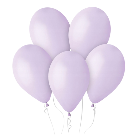 Balony Pastelowe Liliowe Lateksowe Na Urodziny Dla Animatora 10" 100 szt.