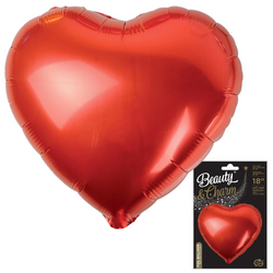 Balon Foliowy Czerwone Serce Na Walentynki Rocznicę Ślub Zaręczyny 18''