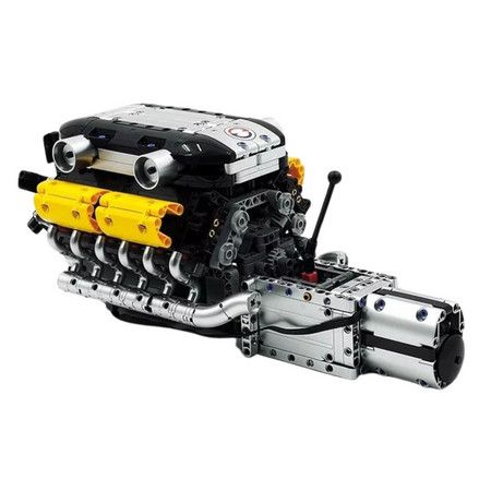 Zestaw Klocki Konstrukcyjne Silnik Samochodowy V12 1260 el. Na Prezent MOULD KING