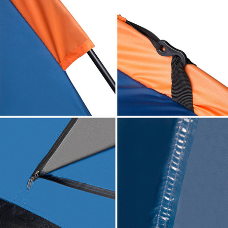 Namiot Turystyczny Kempingowy 2 osobowy Wodoodporny + Pokrowiec Nils Camp