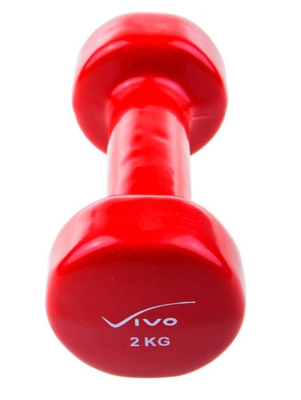 VIVO Hantla Hantelka Ciężarek Winylowy 2 kg