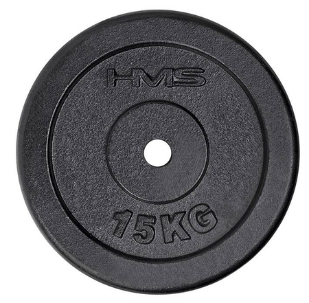 Zestaw HMS 2x Obciążenie Żeliwne Talerz Olimpijski Hammertone 15 kg
