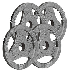 HMS Obciążenia Żeliwne Talerze Hammertone Na Gryf Sztangę 4x1,25 kg