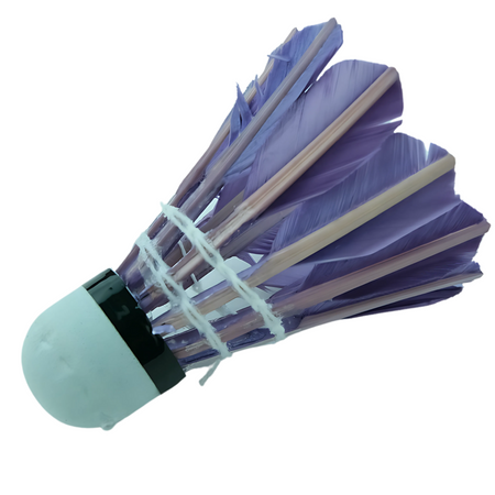 Lotki Do Gry W Badmintona Treningowe Piórkowe Kolorowe MERKAN Komplet 6 szt.