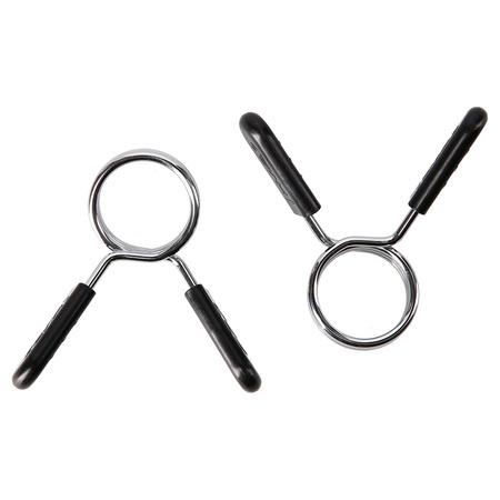 Zaciski Sprężynowe Motylkowe Zabezpieczenie Na Gryf Sztangę 30 mm 2 szt.