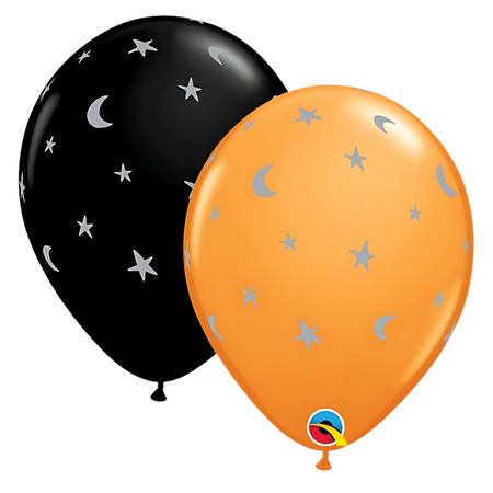 Balony Lateksowe Ozdobne Dekoracja Na Halloween Przyjęcie 28 cm - 25 szt. 
