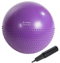 HMS Piłka Gimnastyczna Rehabilitacyjna ANTI-BURST Do Ćwiczeń Z Wypustkami 55 cm