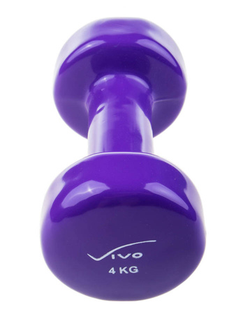 VIVO Hantla Hantelka Ciężarek Pokryty Winylem 4 kg
