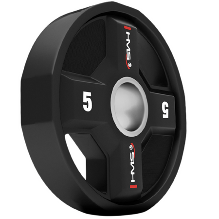 Talerz Obciążenie Olimpijskie Na Gryf Sztangę Poliuretanowe 2 x 5 kg HMS