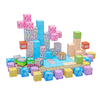 Klocki Magnetyczne Konstrukcyjne Zestaw 112 Elementów Edukacyjne Dla Dzieci