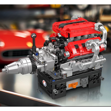 Zestaw Klocki Konstrukcyjne Silnik Samochodowy V8 750 el. Na Prezent MOULD KING