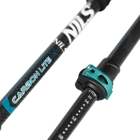 Kije Trekkingowe Kijki Składane Do Chodzenia Po Górach NILS Włókno Węglowe