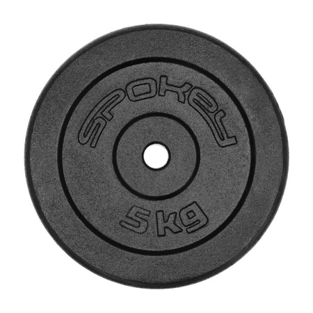 Talerz Obciążenie Żeliwne Na Sztangę 5 kg SPOKEY