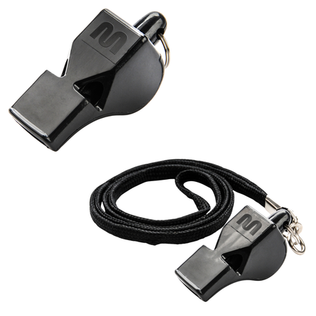 Gwizdek Sędziowski Wolf Bezkulkowy Plastikowy Ze Sznurkiem METEOR 120 db