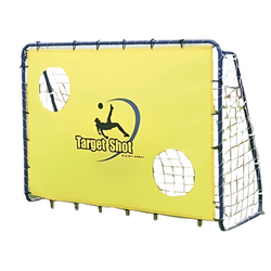 Siatka Do Bramki Piłkarskiej Metalowej Treningowej Mocna Biała 213x152x76cm