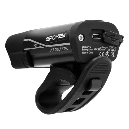 SPOKEY Zestaw Rowerowy Lampka Przednia + Tylnie Światło