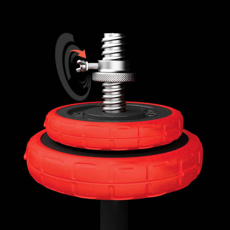 HMS Zestaw Hantle Sztangielki Sztanga 2x10 kg