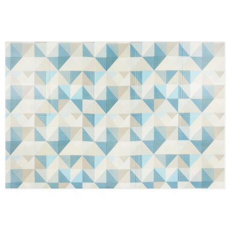 Mata Piankowa Składana Dwustronna Kosmos Geometryczne Trójkąty 180x120 cm