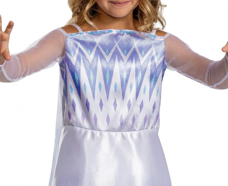 Strój Elsa Kostium Przebranie Dla Dziewczynki Frozen 2 DISGUISE 7-8 Lat