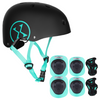 Kask Regulowany Orzeszek + Ochraniacze Zestaw Na Rolki Rower Hulajnogę NILS