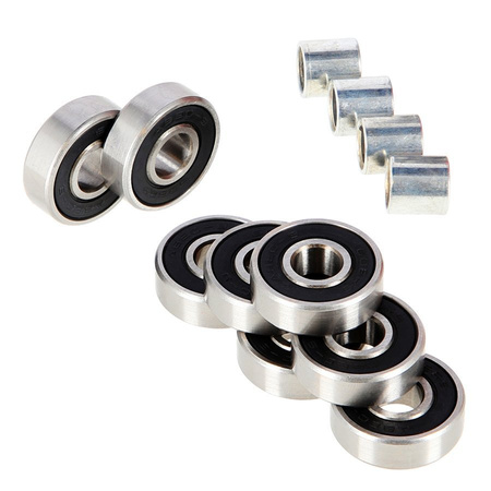 Łożyska Do Rolek Deskorolki Hulajnogi Zestaw 16 szt. ABEC-9 Chrome NILS