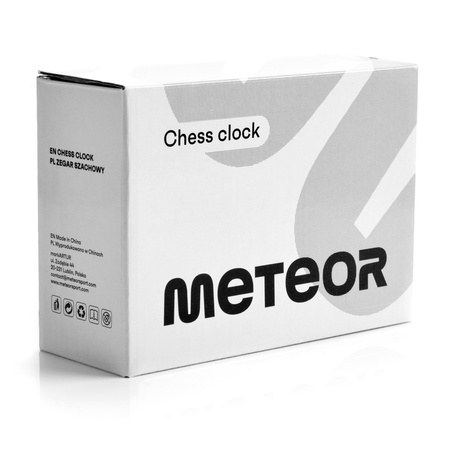 Zegar Szachowy Precyzyjne Pomiary Tradycyjny Na Baterię Warcabowy METEOR